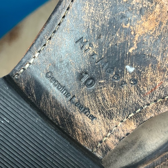 Miz Mooz Cozumel Leather Studded Western Ankle Slouchy Cowboy Boots Women’s 10 - Picture 9 of 9